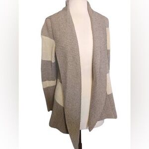 NWOT Caslon Wool & Cashmere Shawl Collar Open Cardigan